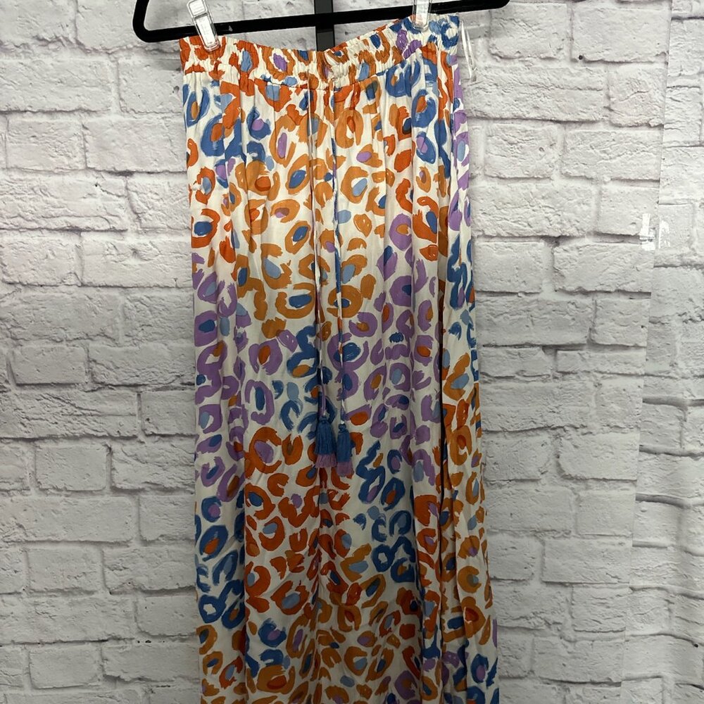 Anthropologie Flowy Patterned Skirt - Small